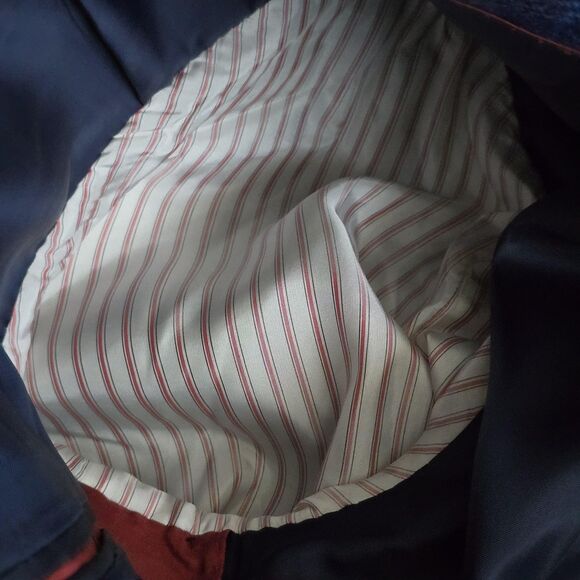 TailoRED Sports Blazer Mens 46R Blue Plaid Reda Italian Wool Made in Canada - Picture 13 of 16